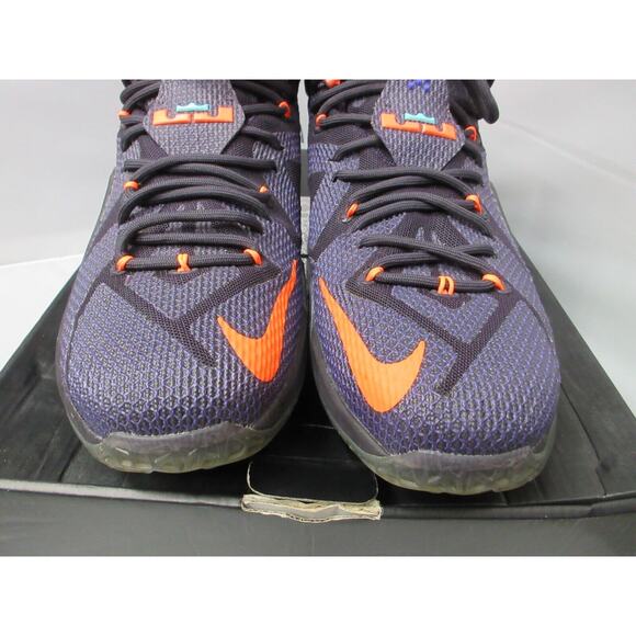 Nike LeBron 12 Men\'s Size 13 US 684593-583 Cave Purple Orange Athletic Shoes main image 13
